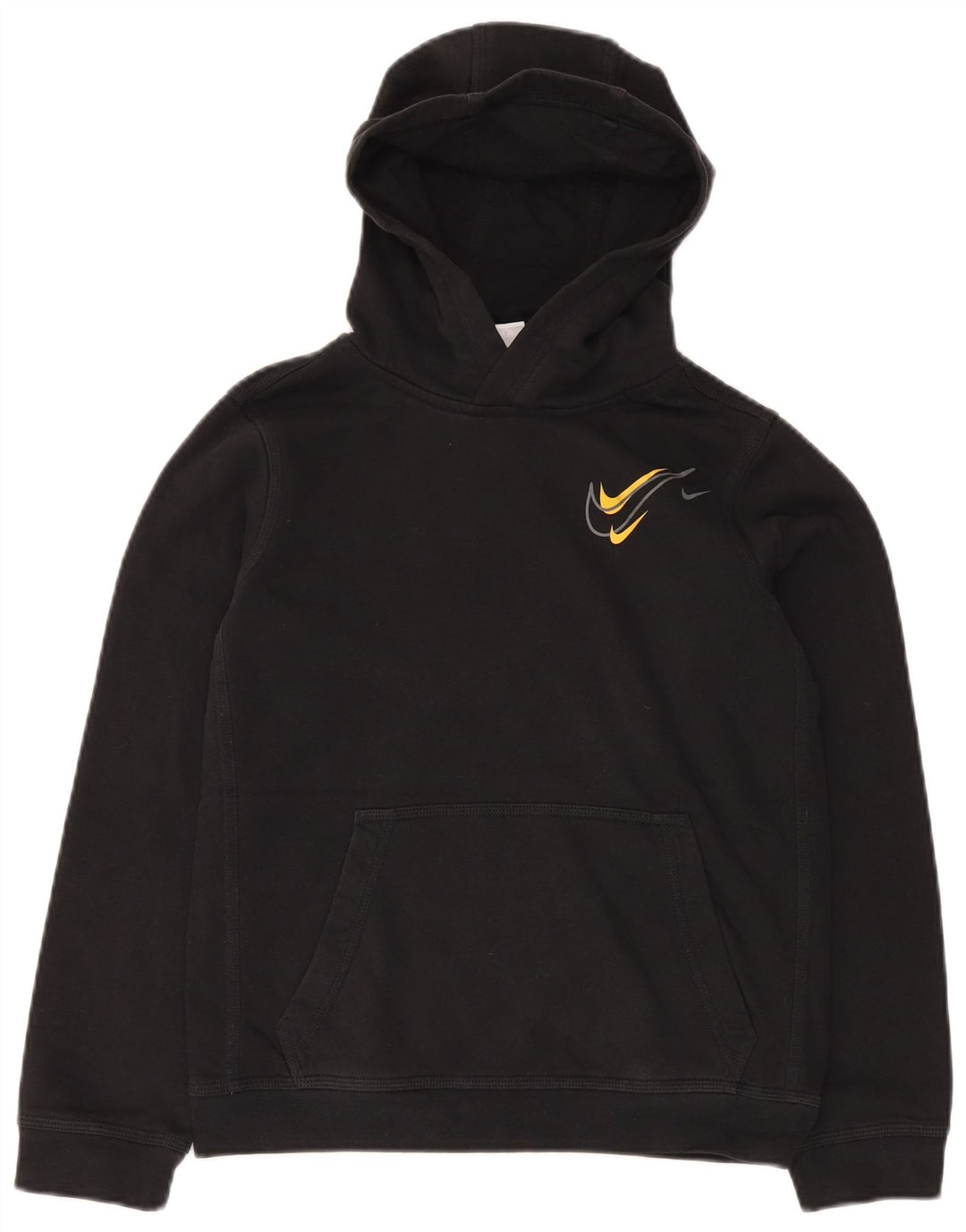 NIKE Pull à capuche pour garçon 12-13 ans Grand Noir Coton