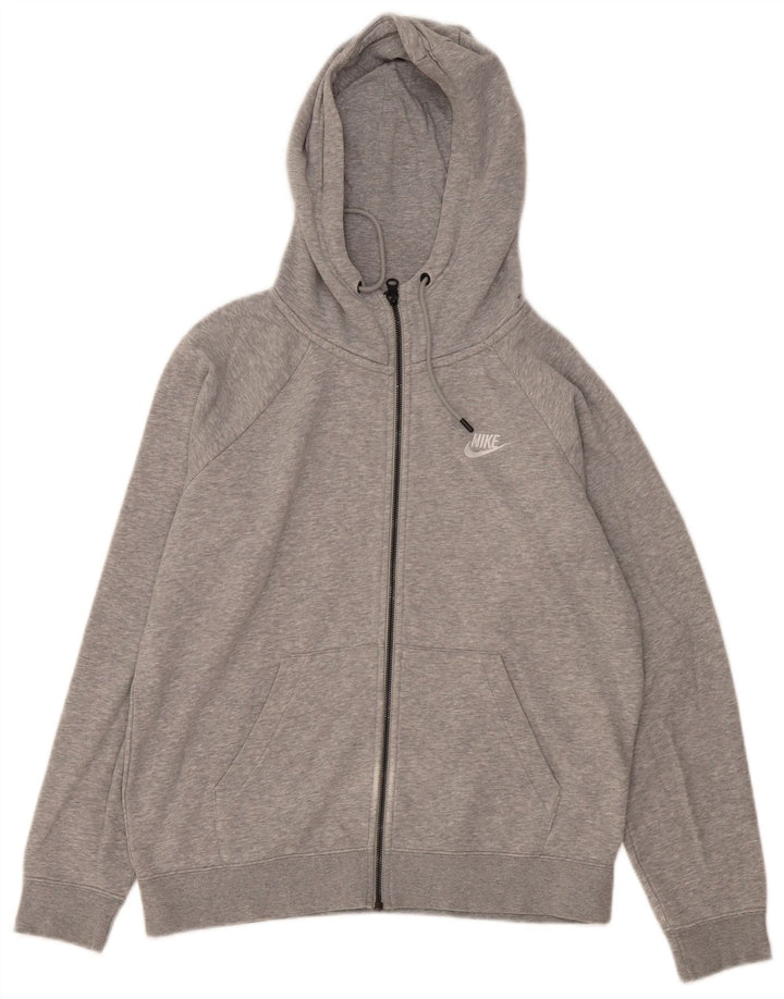 Sweat à capuche zippé Nike Homme Gris moyen moucheté