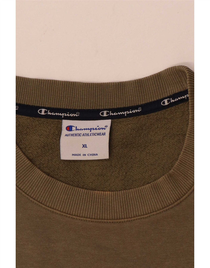 Champion Sweat-shirt Graphic Regular Fit pour homme XL Marron Colorblock