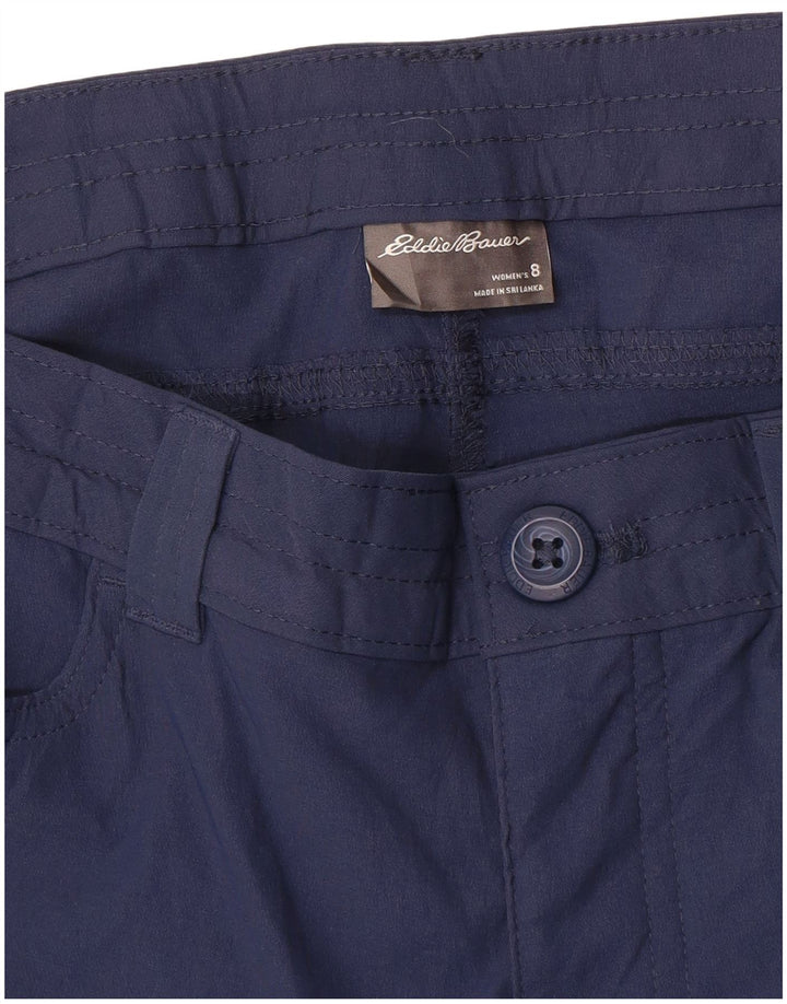 EDDIE BAUER Pantalon Capri droit pour femme US 8 Medium W32 L20 Bleu marine