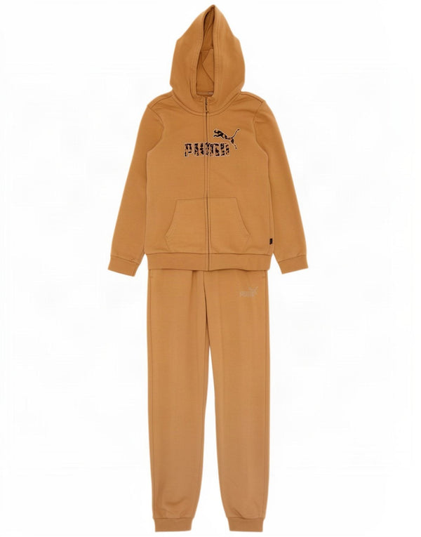 Puma Survêtement complet graphique fille 13-14 ans Beige