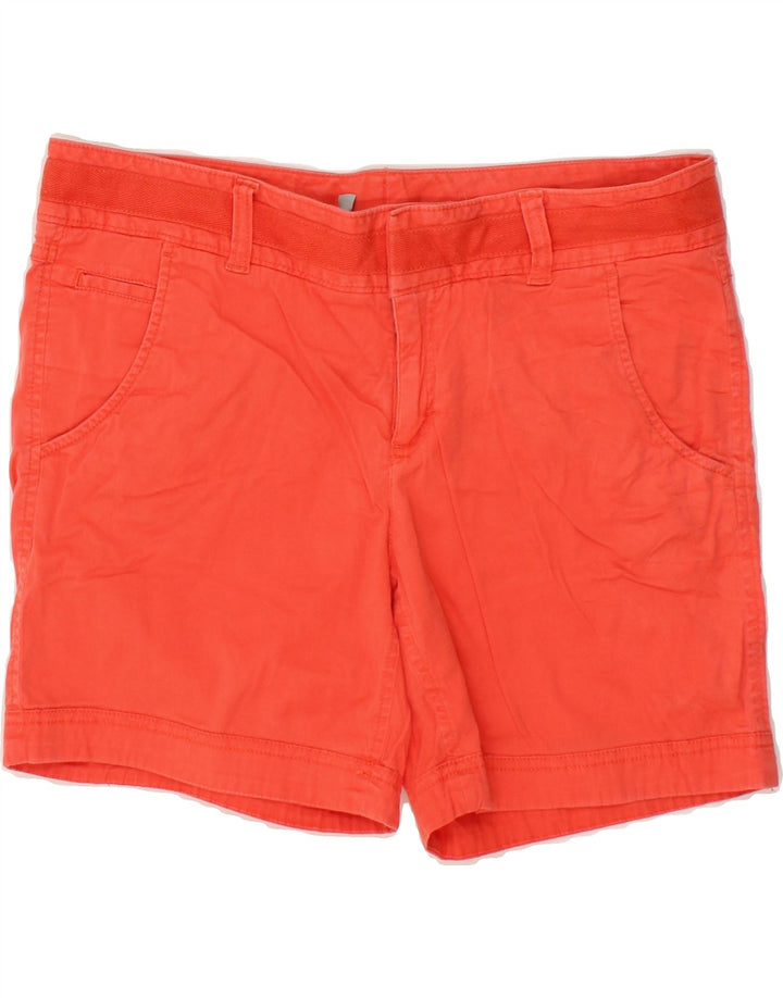 ATHLETA Womens Casual Shorts US 10 Large W34 Orange Cotton Vintage Athleta and Second-Hand Athleta from Messina Hembry 