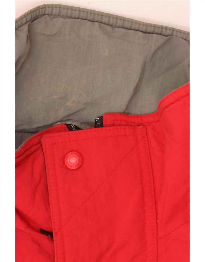 Eddie Bauer Veste matelassée pour homme UK 42 XL Rouge Coton