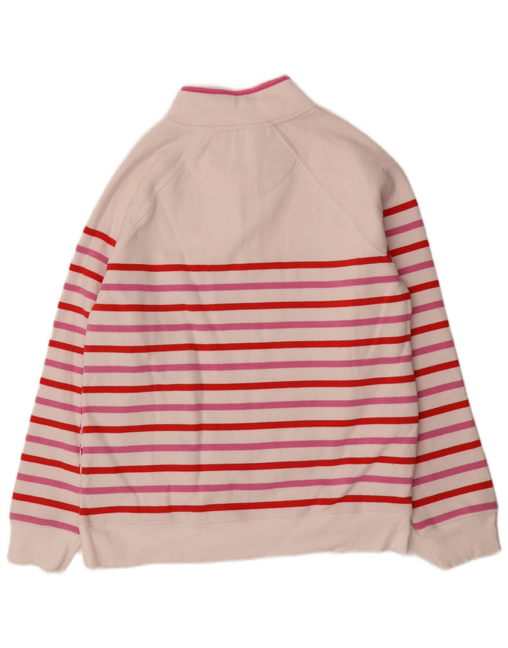 Crew Clothing Sweat-shirt pour femme UK 12 Medium Multicolore Rayé