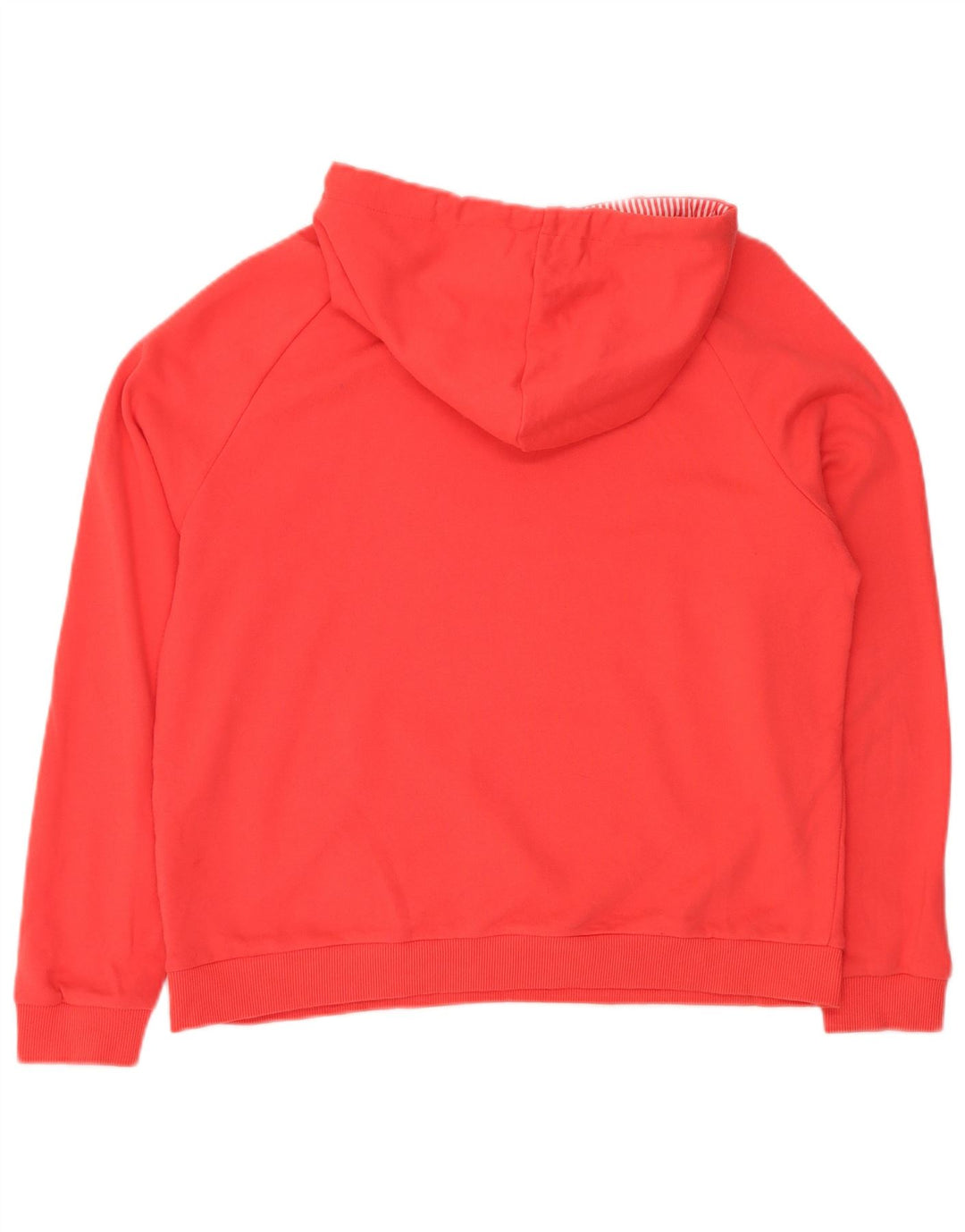 JOULES Pull à capuche surdimensionné pour femme UK 14 Large Rouge Coton