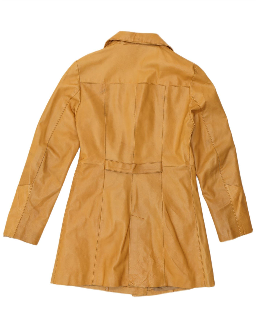 Terranova Manteau en cuir pour femme UK 10 Petit cuir beige