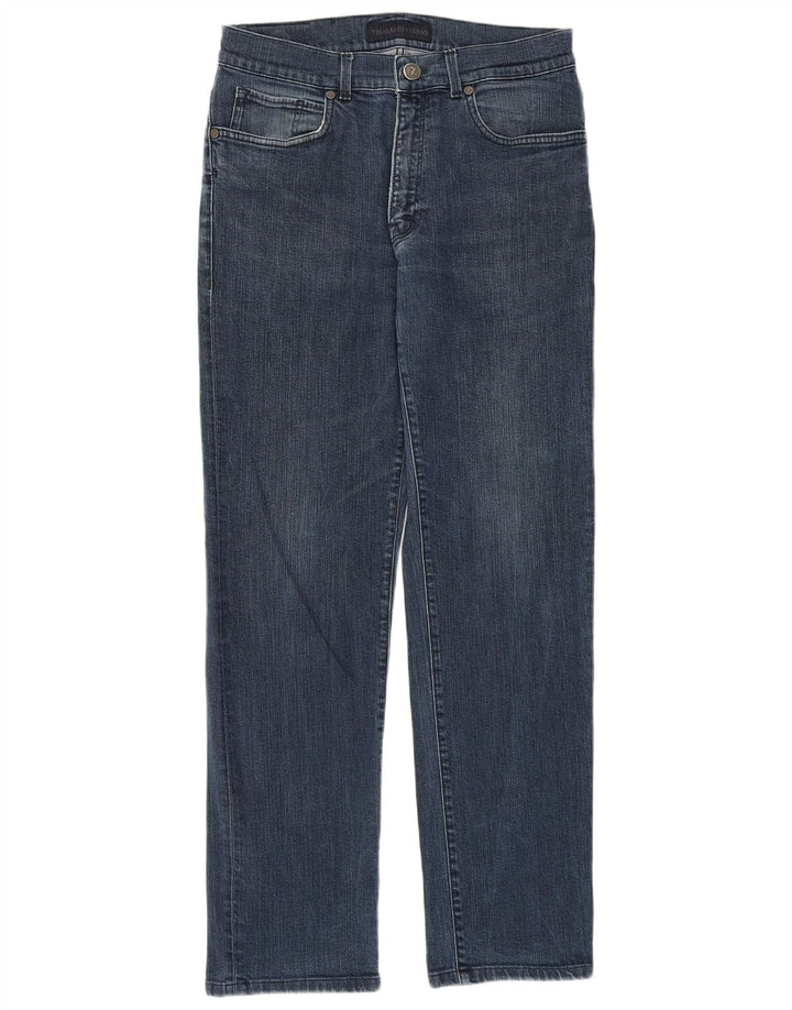Trussardi Jean Slim W32 L30 Bleu Coton Femme
