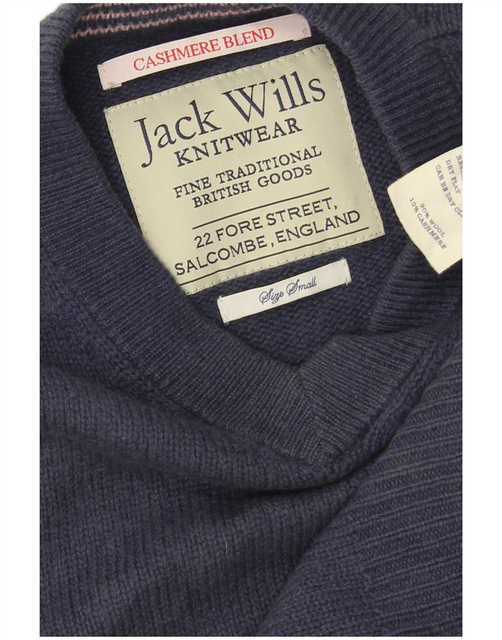 JACK WILLS Débardeur Homme Petit Bleu Marine Laine