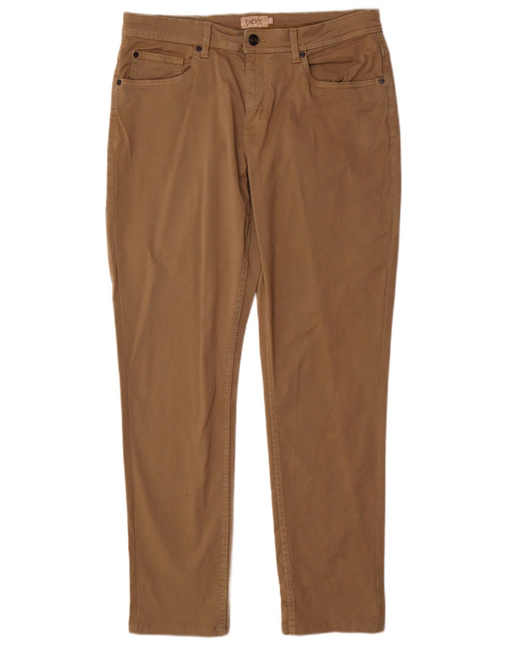 Dack's Pantalon décontracté slim pour homme IT 48 Medium W34 L31 Marron Coton