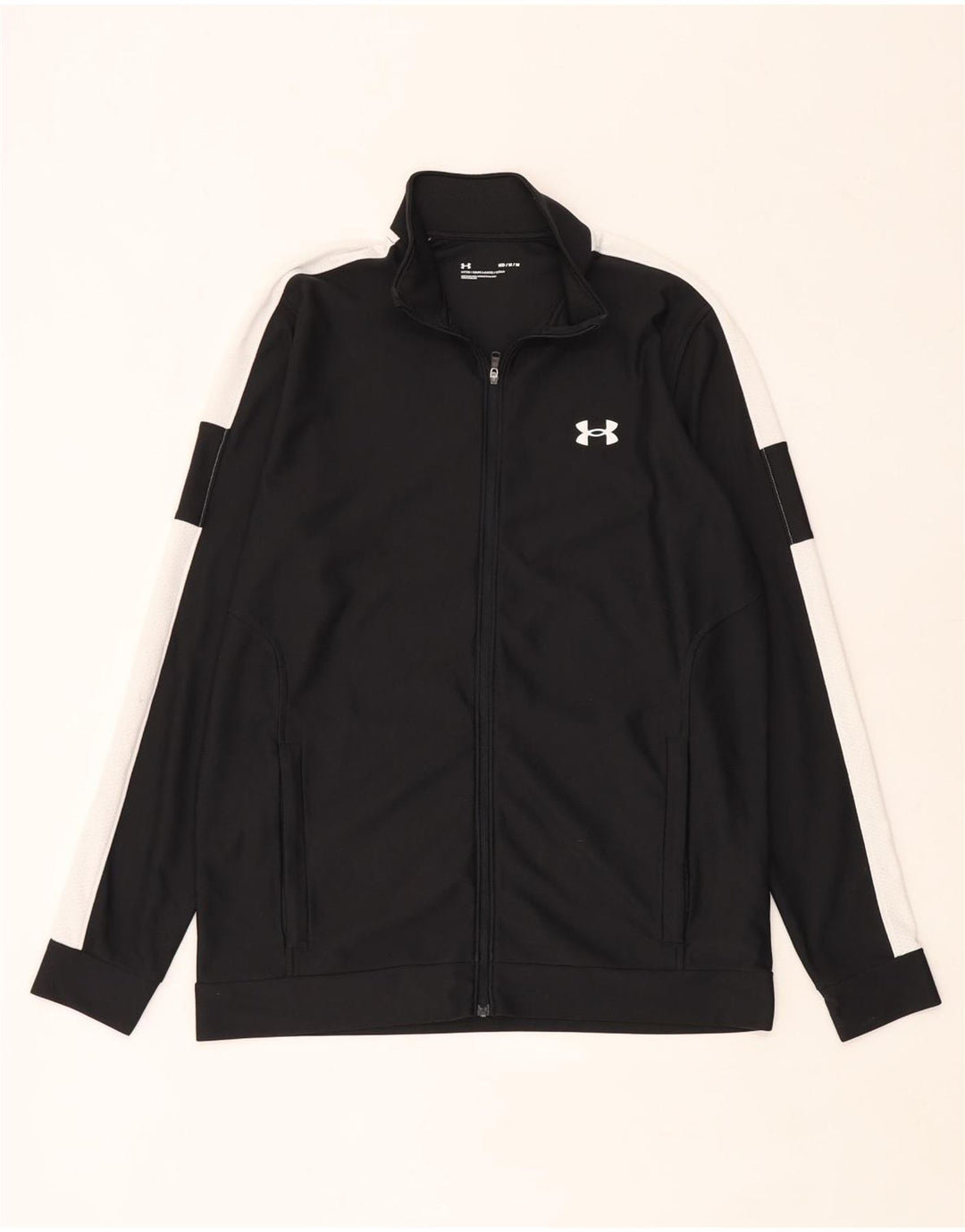 Under Armour Veste de Survêtement Homme Noir Moyen Polyester Colorblock