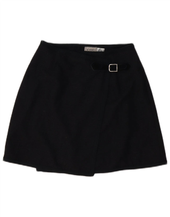 Jupe Portefeuille Femme Seventy IT 42 Medium W26 Laine Bleu Marine