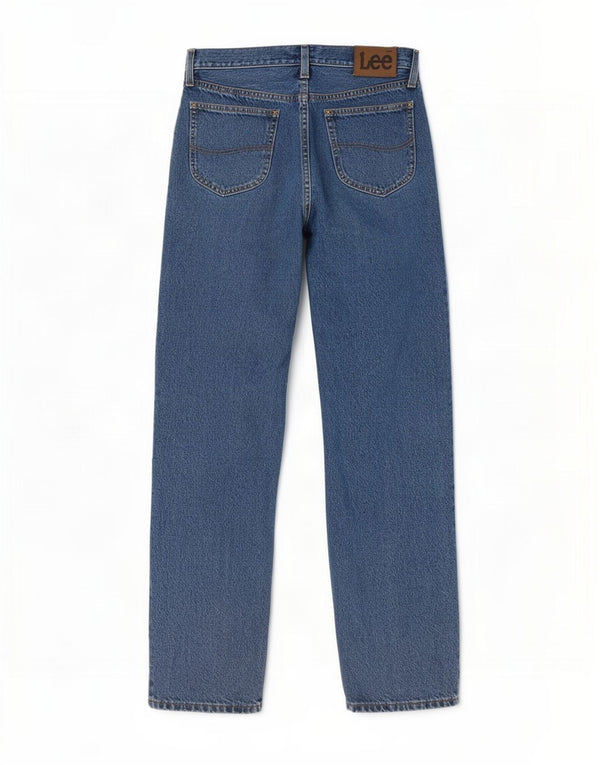 Lee Jean Droit Kansas Homme W32 L32 Bleu Coton