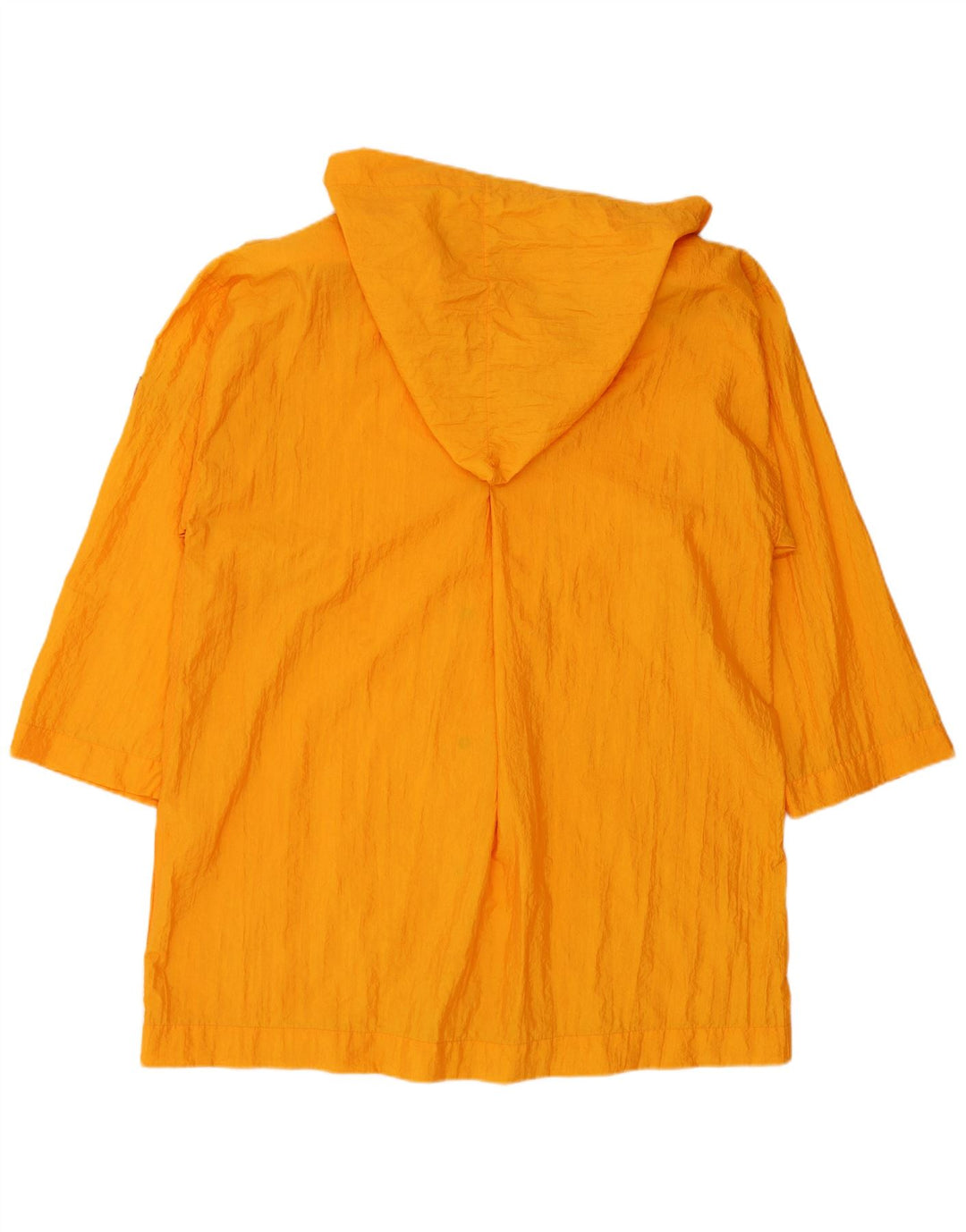 KRIZIA Femme Imperméable À Capuche Oversize IT 40 Petit Orange Polyamide