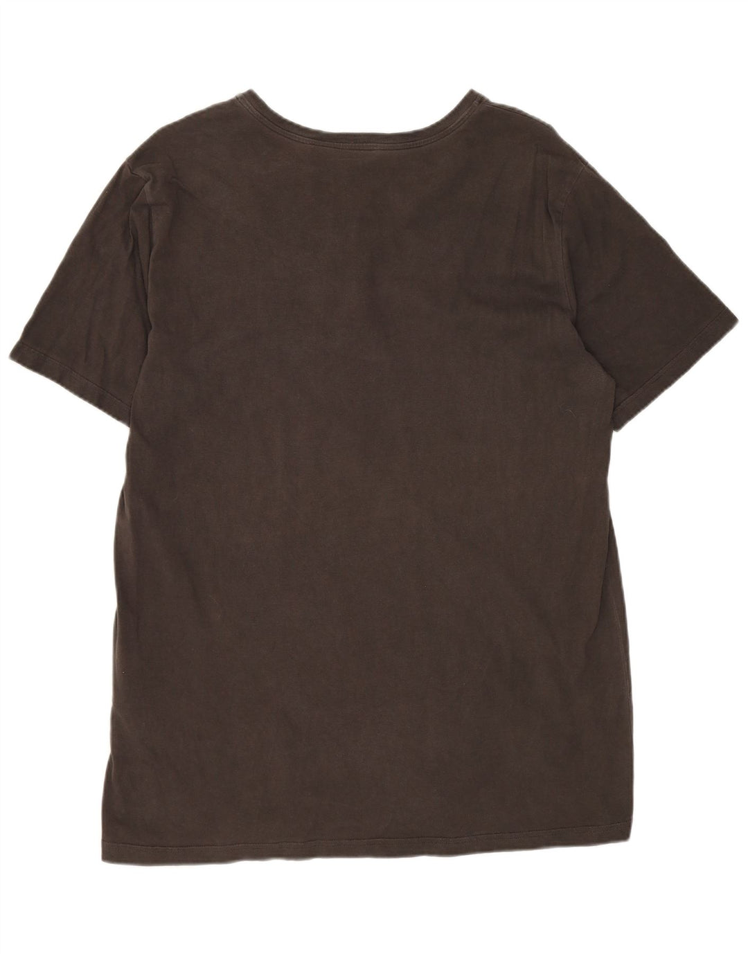 QUIKSILVER T-Shirt Homme Marron Moyen Coton