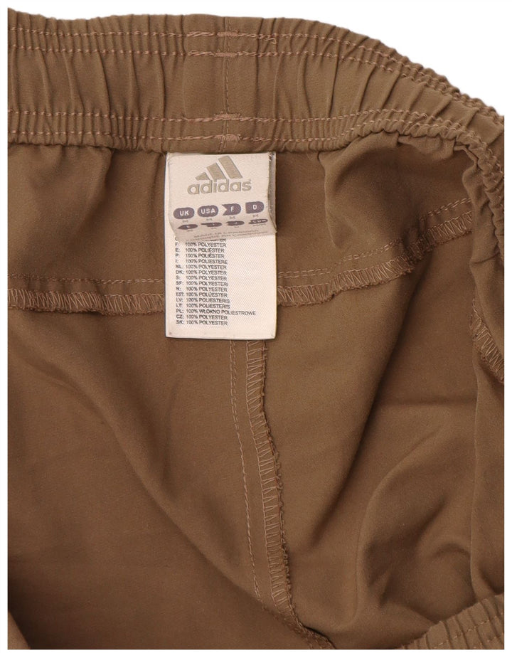 Adidas Short de sport graphique pour homme en polyester marron moyen
