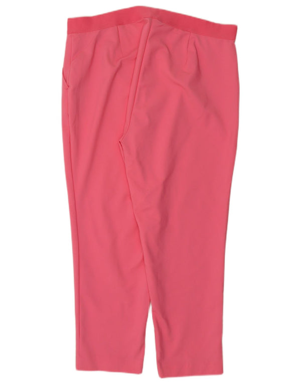 Marks & Spencer Pantalon court slim pour femme UK 18 XL W38 L25 Coton rose