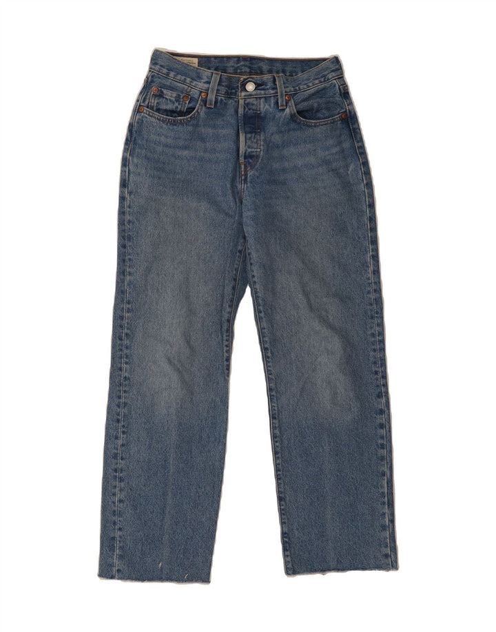 LEVI'S Womens 501 Straight Jeans W28 L27 Blue Vintage Levi's and Second-Hand Levi's from Messina Hembry 