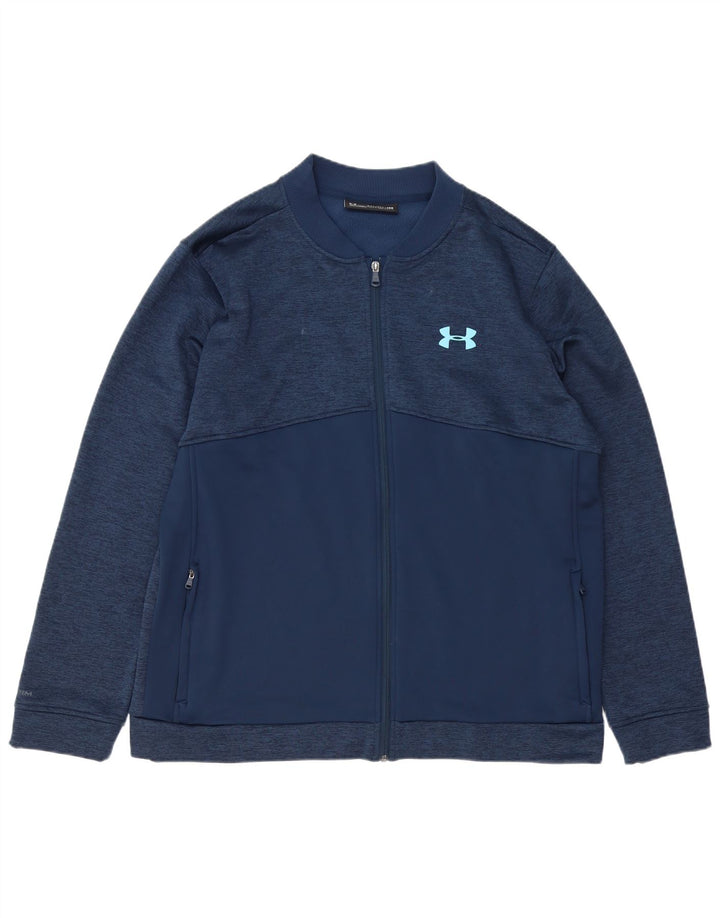 Under Armour Veste de survêtement Cold Gear Homme 2XL Bleu Marine Polyester