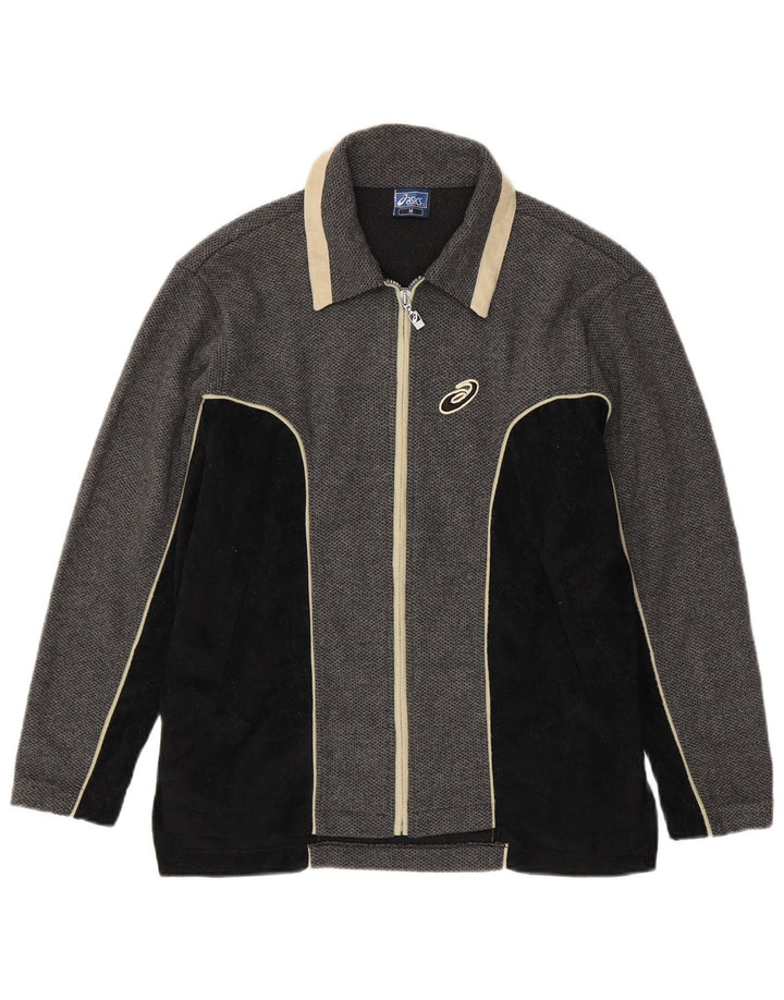 ASICS Veste de survêtement pour homme Gris moyen Colourblock