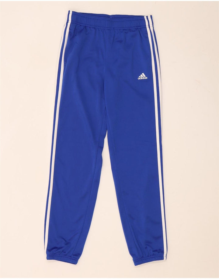 Adidas Pantalon de Survêtement Garçon Joggers 11-12 ans Bleu Polyester