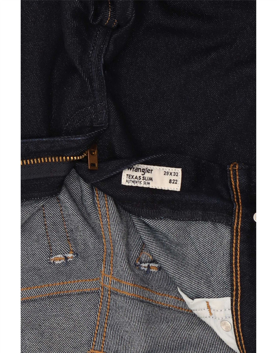 Wrangler Jean Slim Texas Femme W29 L32 Bleu Marine Coton