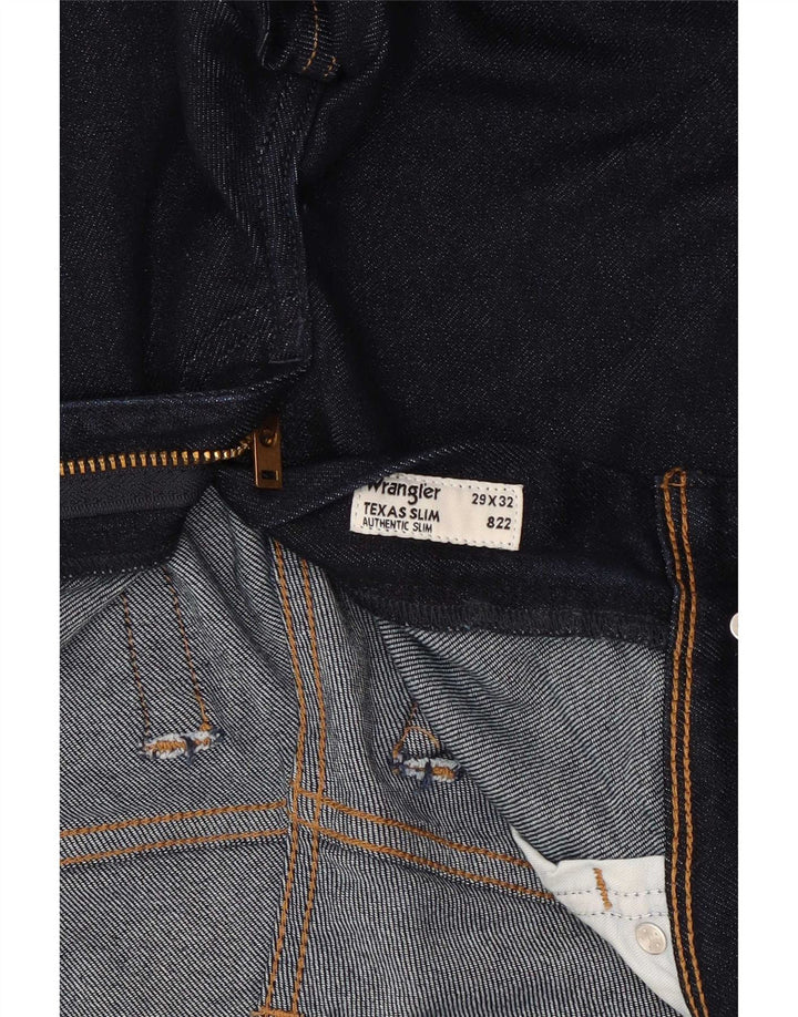Wrangler Jean Slim Texas Femme W29 L32 Bleu Marine Coton