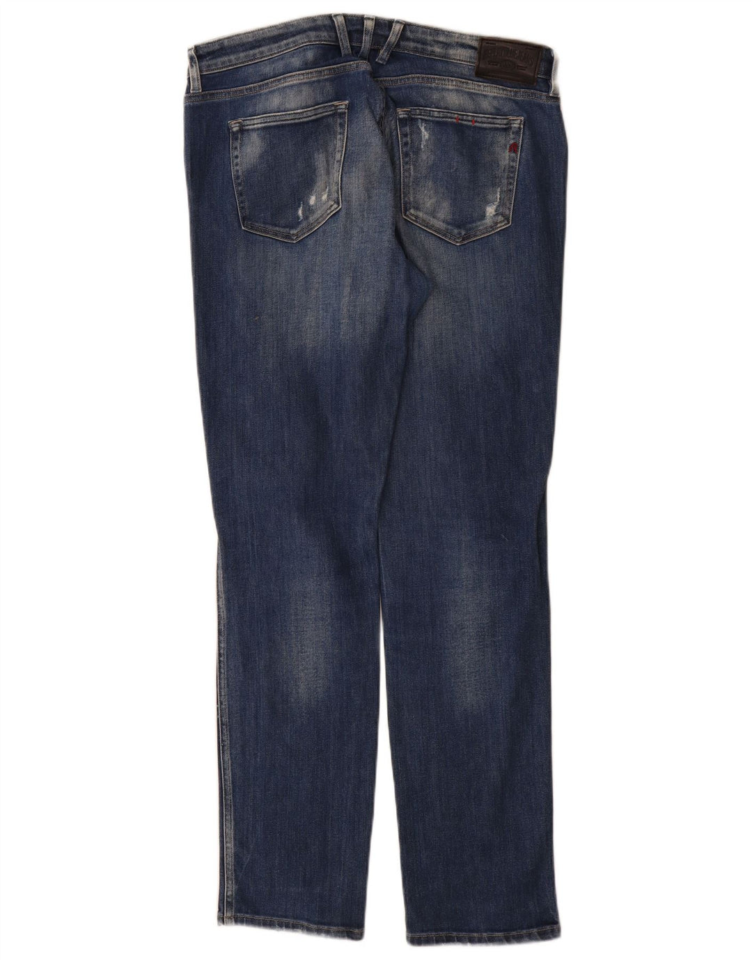 Replay Femme Katewin Jean Slim Effet Déchiré W32 L32 Bleu Coton
