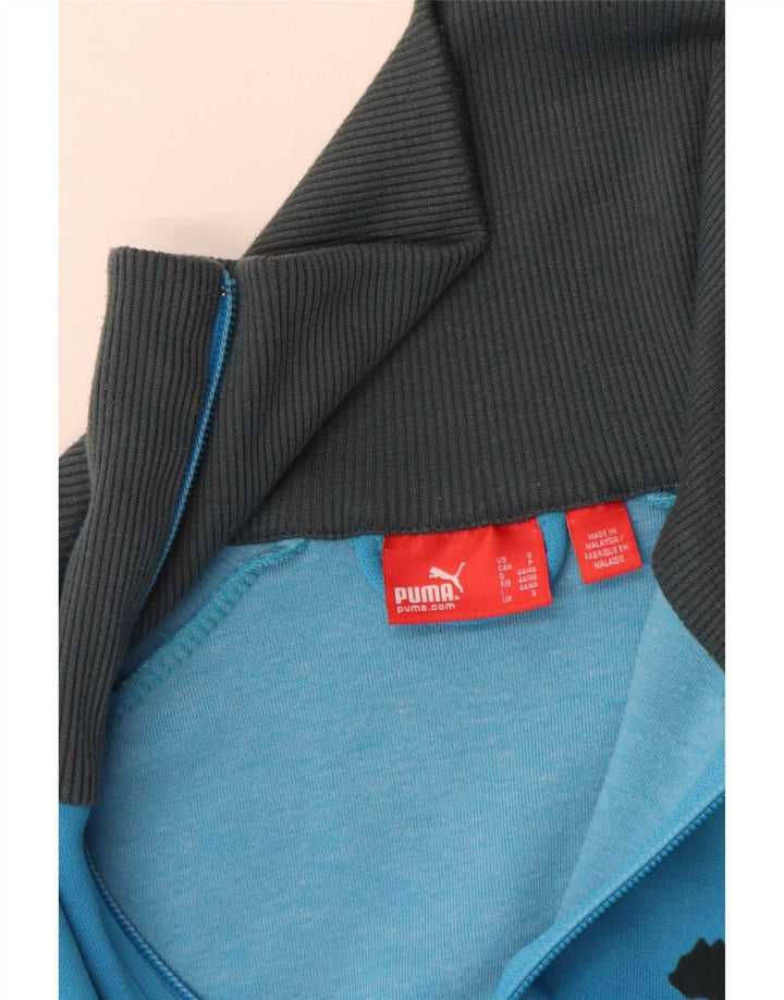 Puma Veste de Survêtement Graphique Homme Petit Bleu Colorblock Polyester