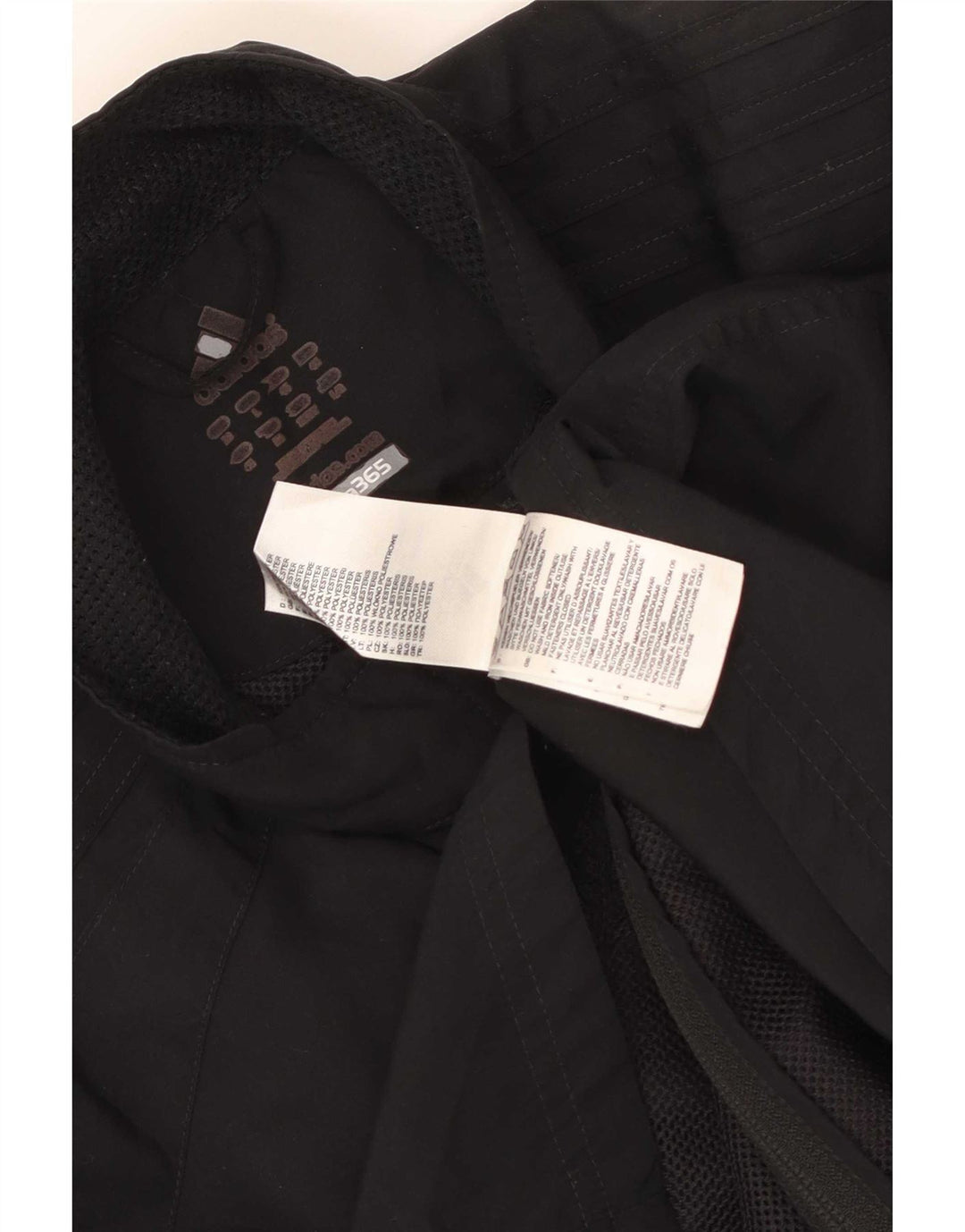 Veste de survêtement Adidas pour femme UK 16 Large Noir Polyester