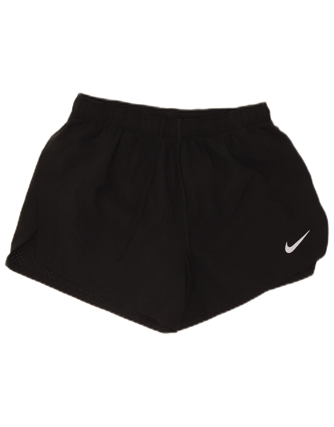 Nike Short de sport Dri Fit pour femme UK 12 Noir moyen Polyester