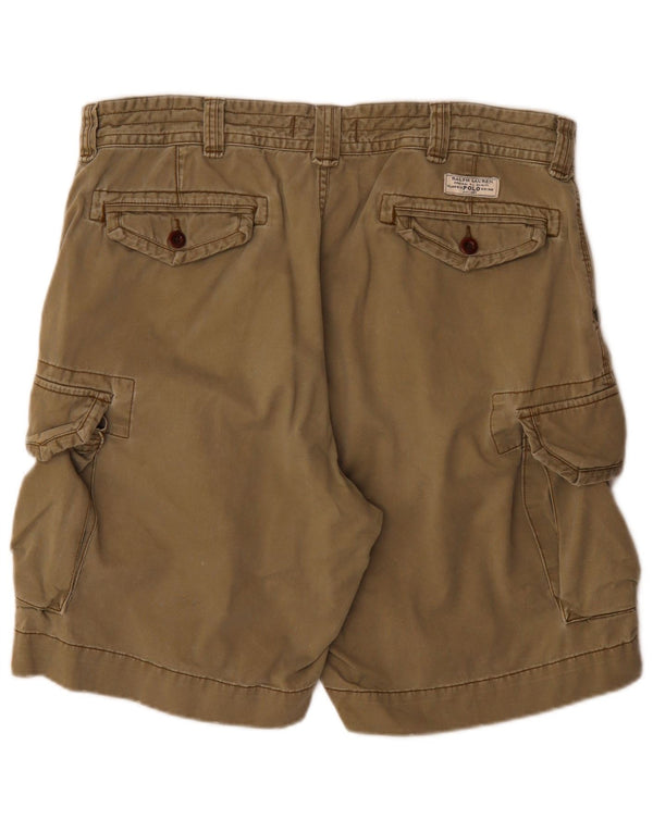 Polo Ralph Lauren Short Cargo Homme W38 XL Kaki Coton