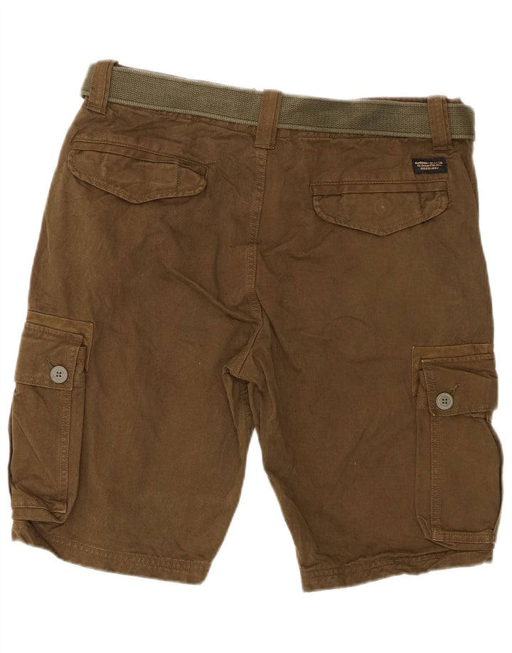 Superdry Short Cargo W32 Homme Kaki Moyen Coton