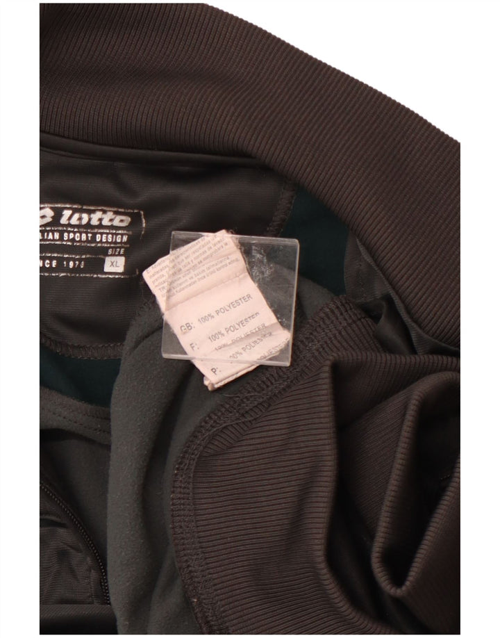 LOTTO Veste de Survêtement Homme XL Gris Colorblock Polyester