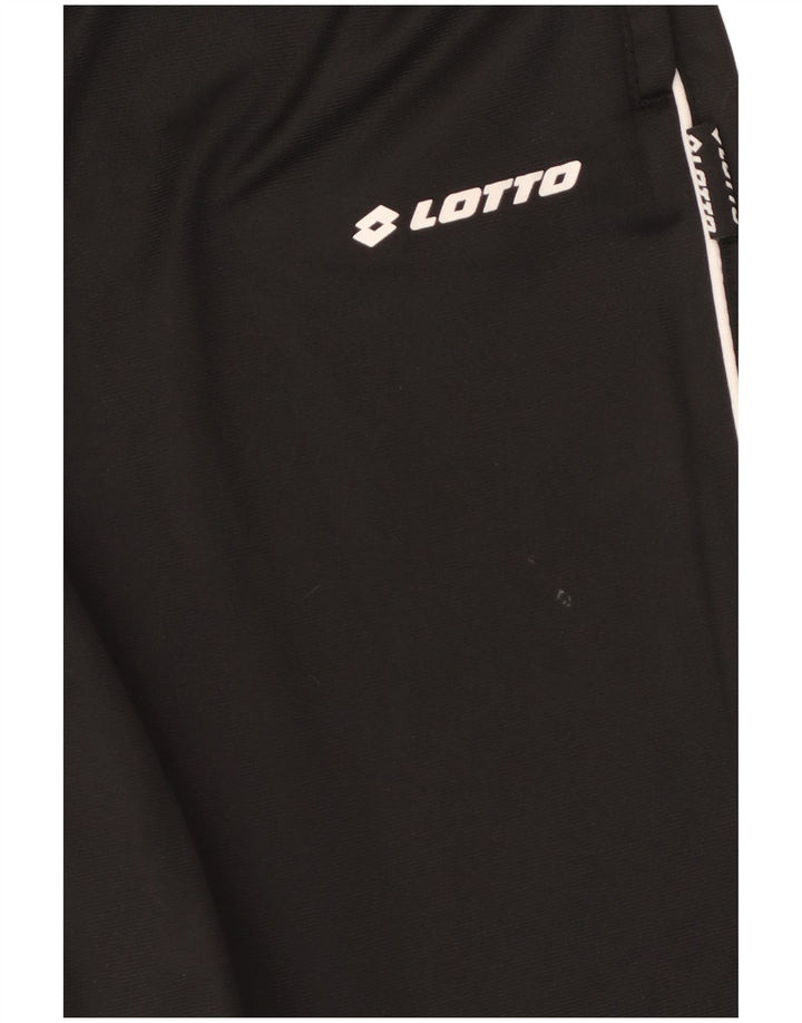 Lotto Pantalon de Survêtement Homme Joggers Large Noir Polyester