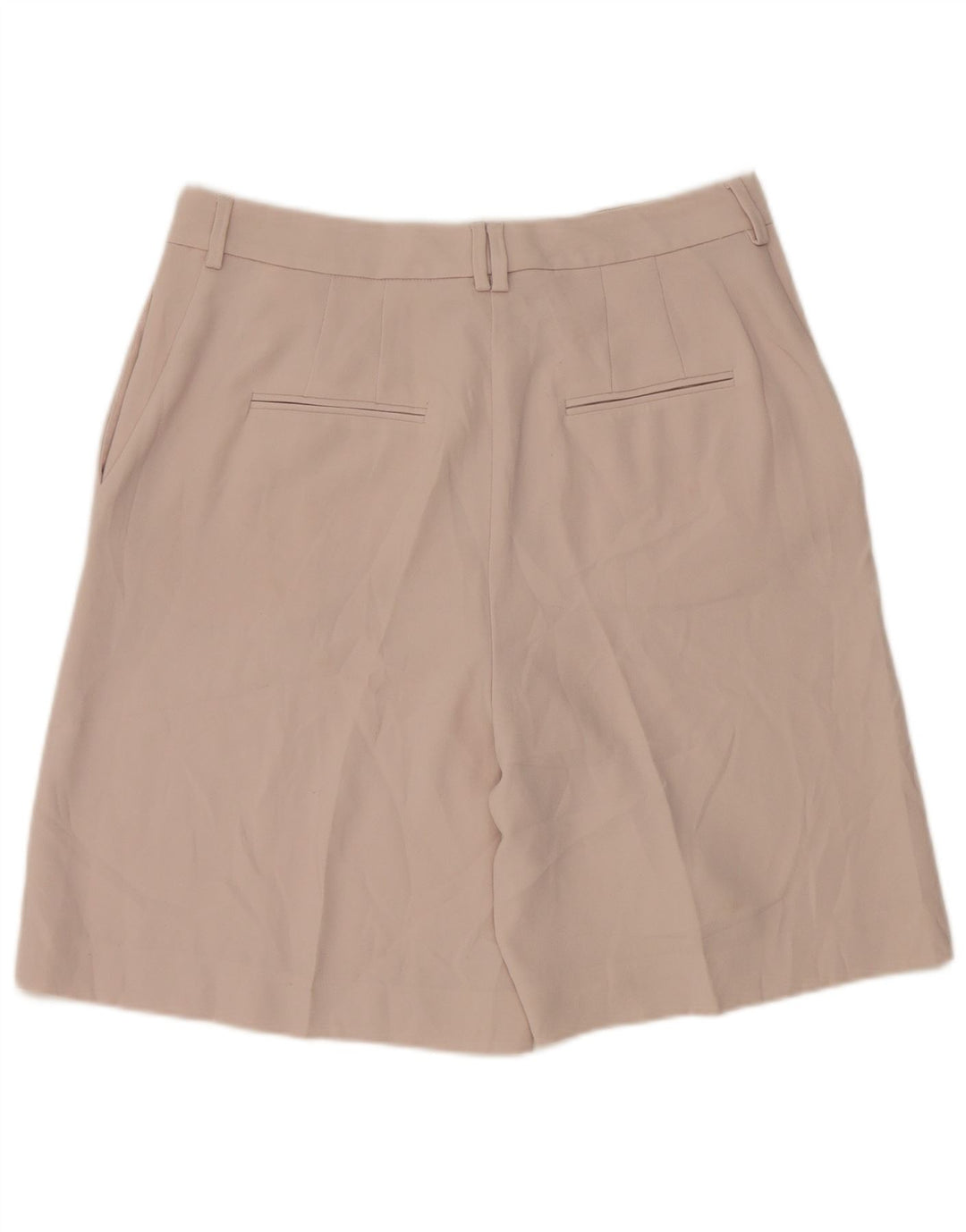 Marks & Spencer Short Chino Femme UK 12 Moyen W30 Beige Polyester
