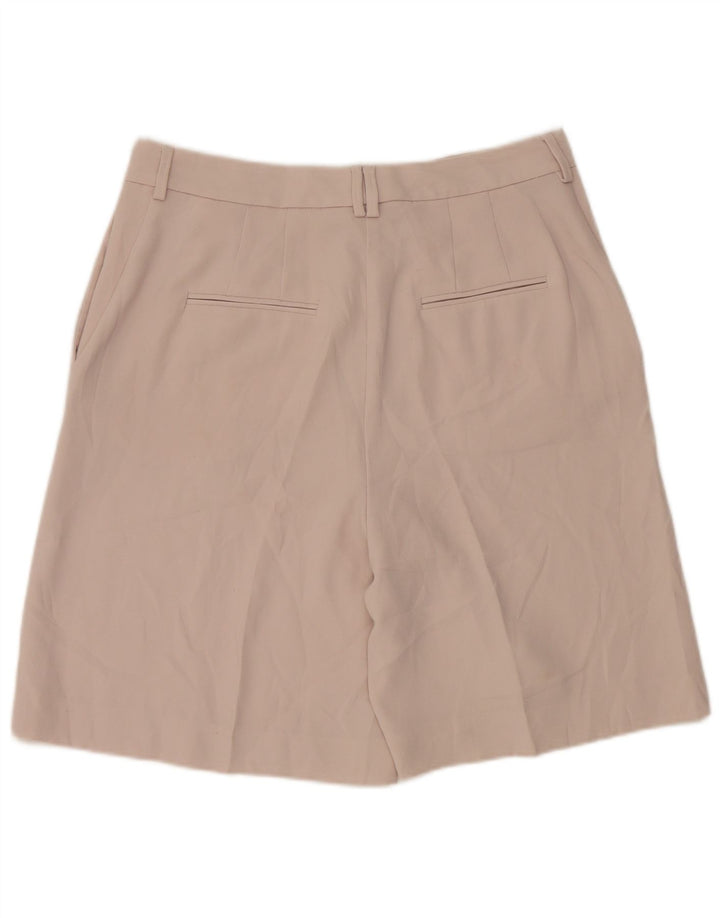 Marks & Spencer Short Chino Femme UK 12 Moyen W30 Beige Polyester