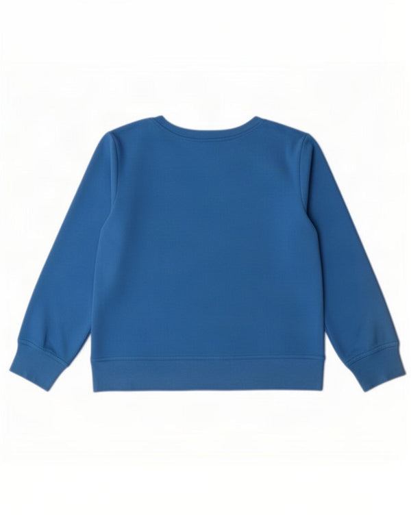 Gap Sweat-shirt graphique pour femme UK 14 Bleu moyen Coton