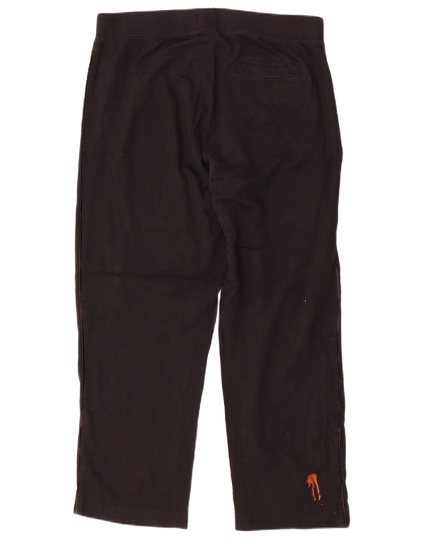 Marks & Spencer Pantalon de survêtement pour femme UK 16 Large Noir Coton
