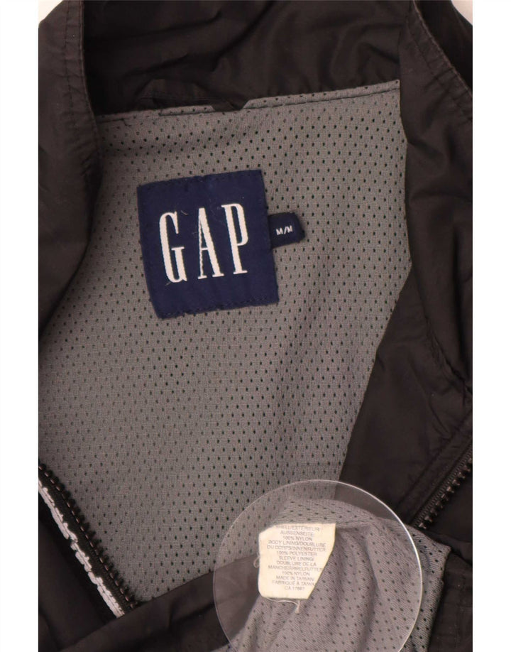 Gap Veste de Pluie Homme UK 38 Medium Noir Nylon
