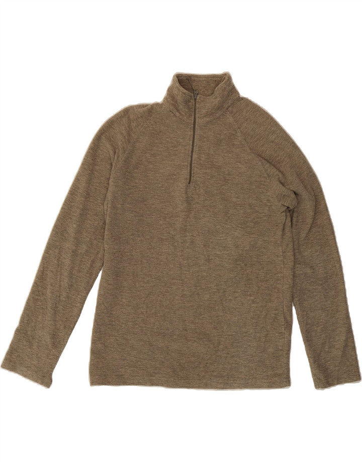 MOUNTAIN WAREHOUSE Mens Fleece Jumper XS Brown Flecked Polyester Vintage Mountain Warehouse and Second-Hand Mountain Warehouse from Messina Hembry 