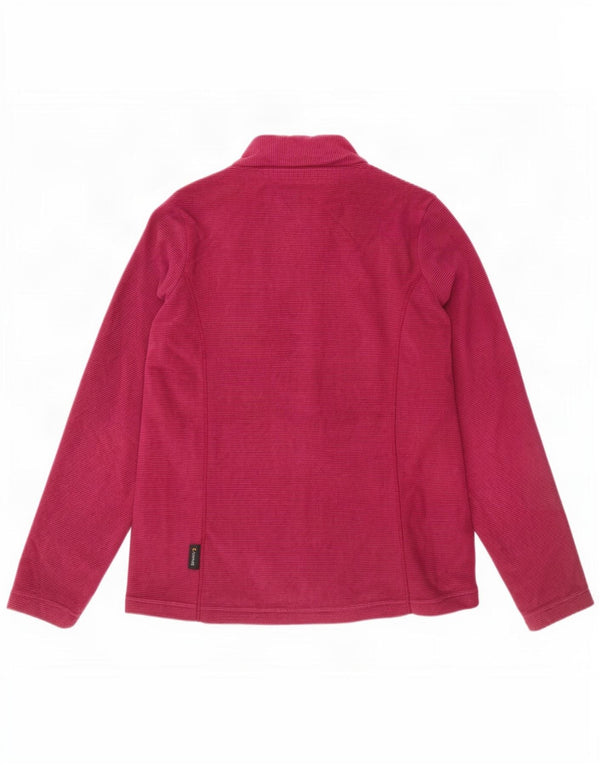 Jack Wolfskin Veste de survêtement pour femme UK 8/10 Petites rayures bordeaux