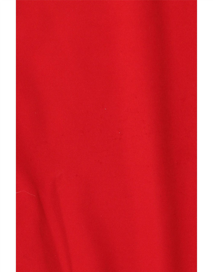 Adidas Sweat-shirt pour homme UK 38/40 Rouge moyen Colorblock Polyester