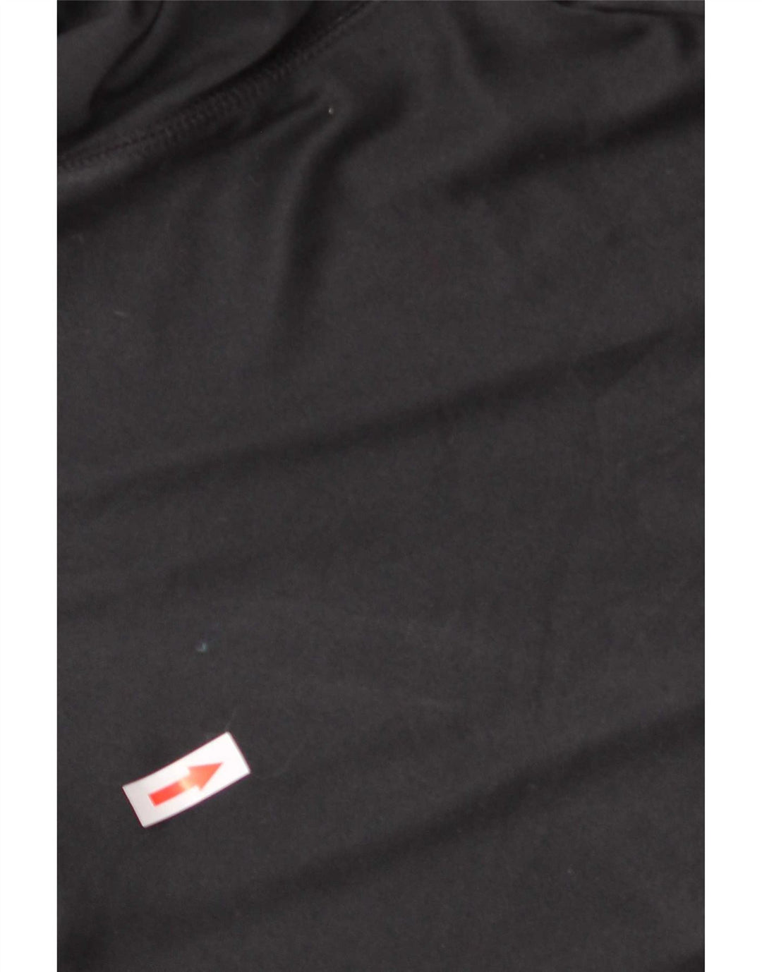 Tommy Hilfiger Haut à col zippé et manches longues pour homme Grand Noir Polyester