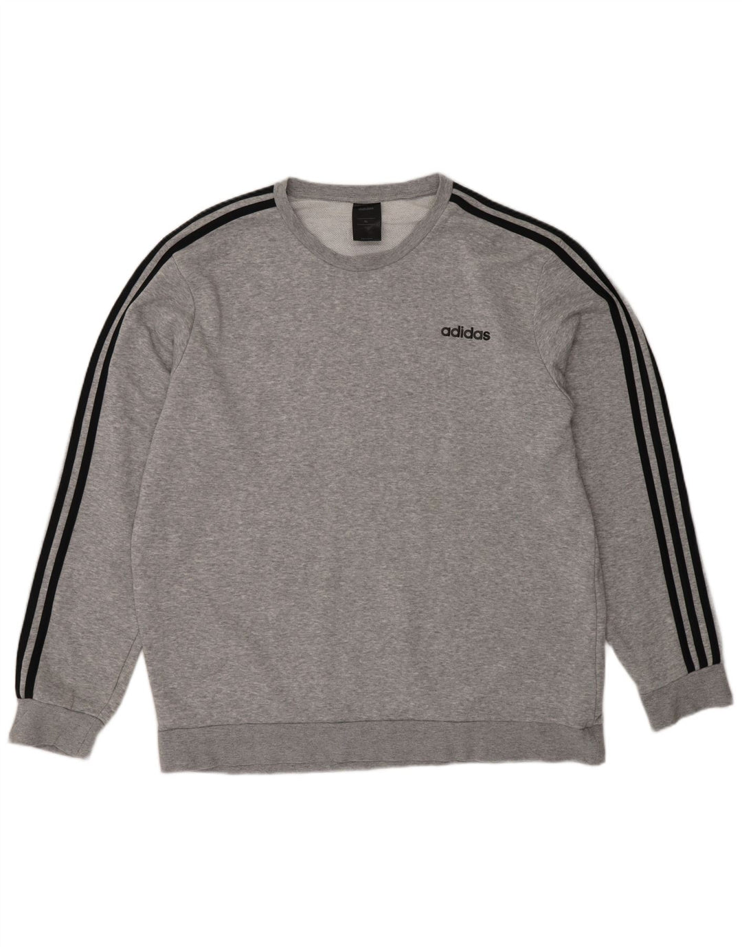 Adidas Sweatshirt Jumper XL Gris Moucheté Coton