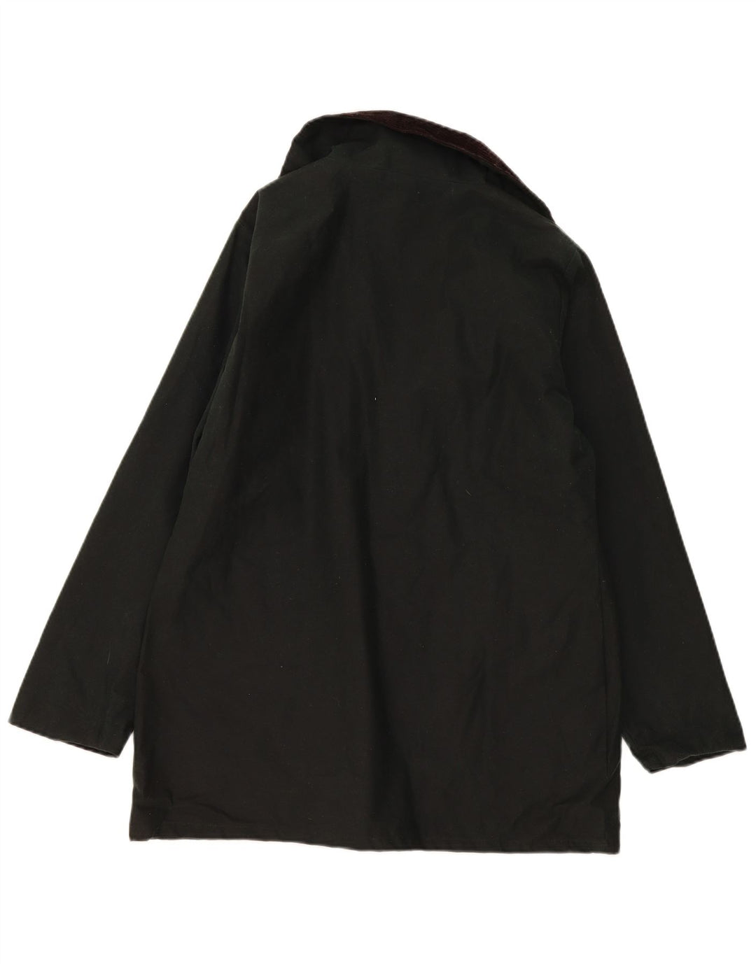 Capsule Manteau en coton ciré pour femme UK 16 Large Vert