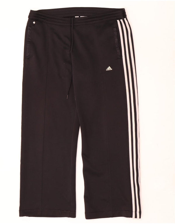 Adidas Pantalon de survêtement Clima 365 pour femme UK 16 Large Noir Polyester