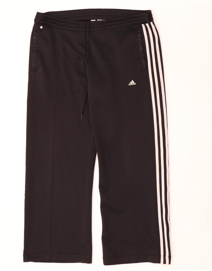 Adidas Pantalon de survêtement Clima 365 pour femme UK 16 Large Noir Polyester