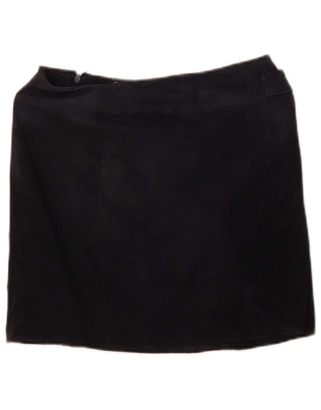 Mango Mini jupe en daim pour femme EU 34 XS W28 cuir bleu marine