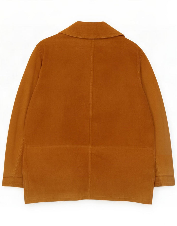 Veste en daim femme vintage IT 48 XL cuir marron