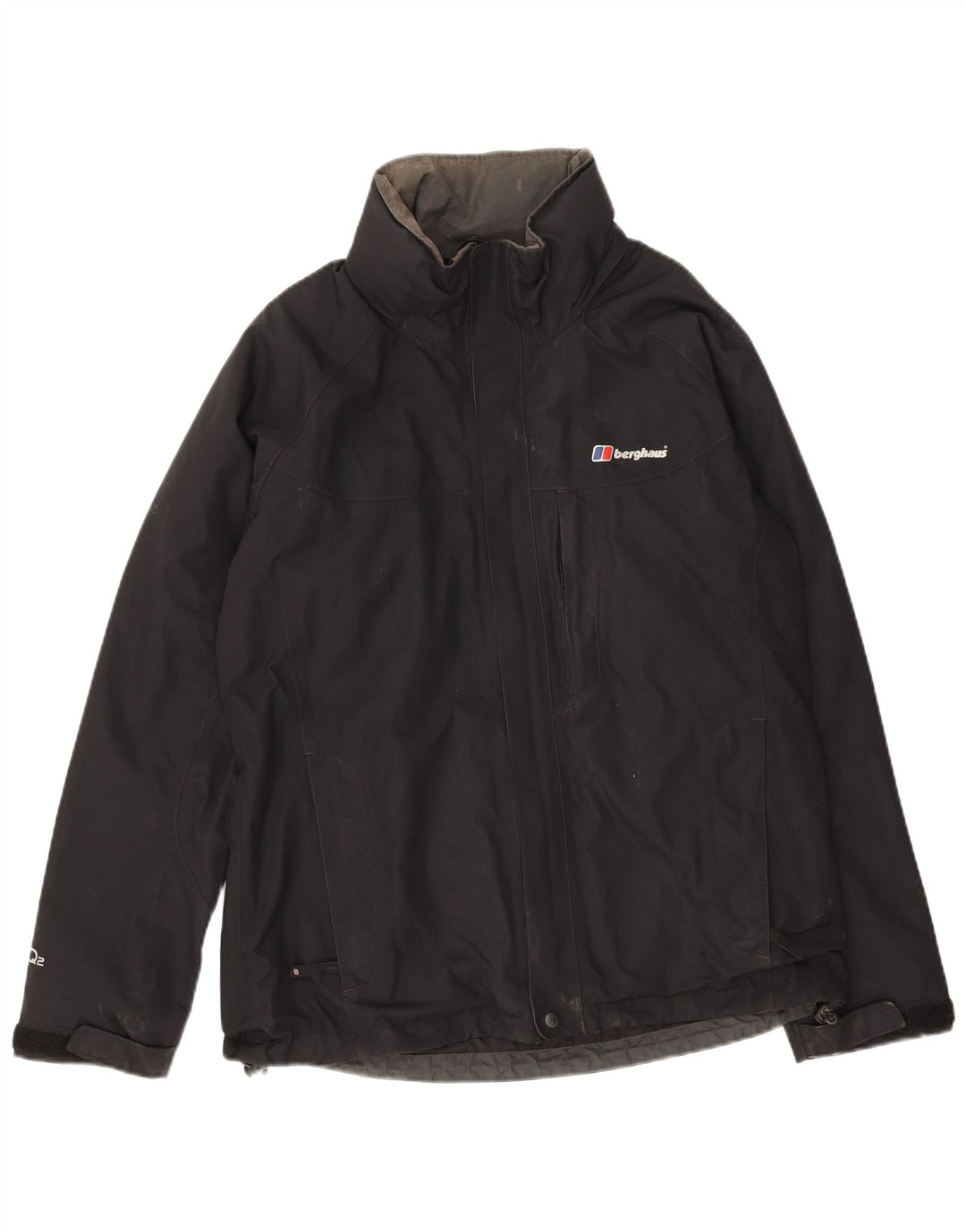 Berghaus Veste de pluie pour homme UK 38 Medium Noir Nylon